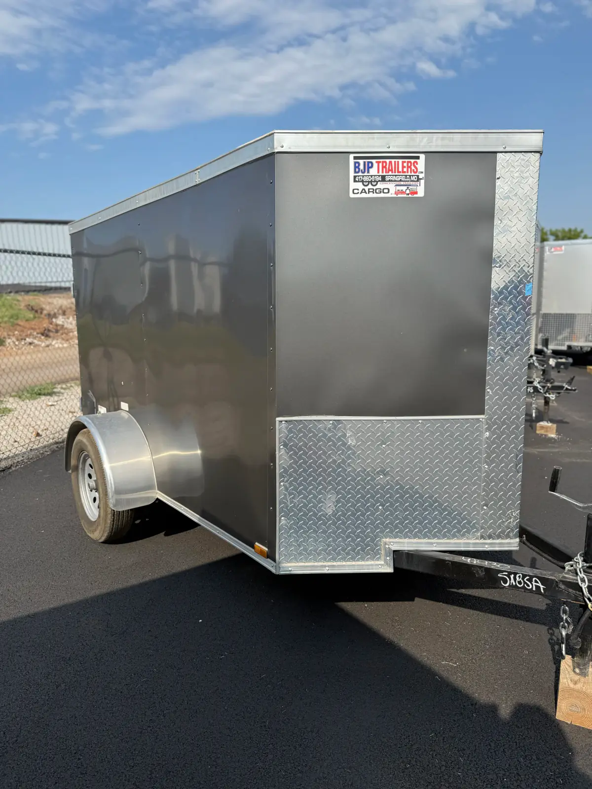 5×8SA - Cargo Trailer - Vin#47430 — exterior view