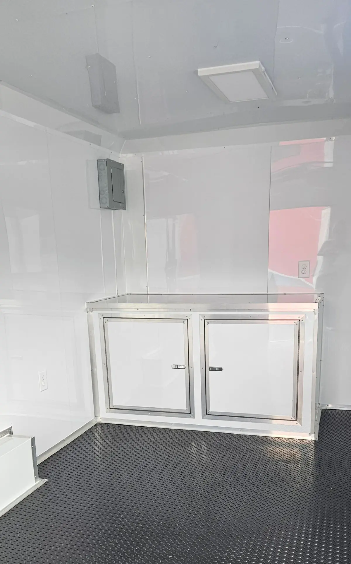 8.5×16 Blue Food & Concession Trailer #71720 — exterior view