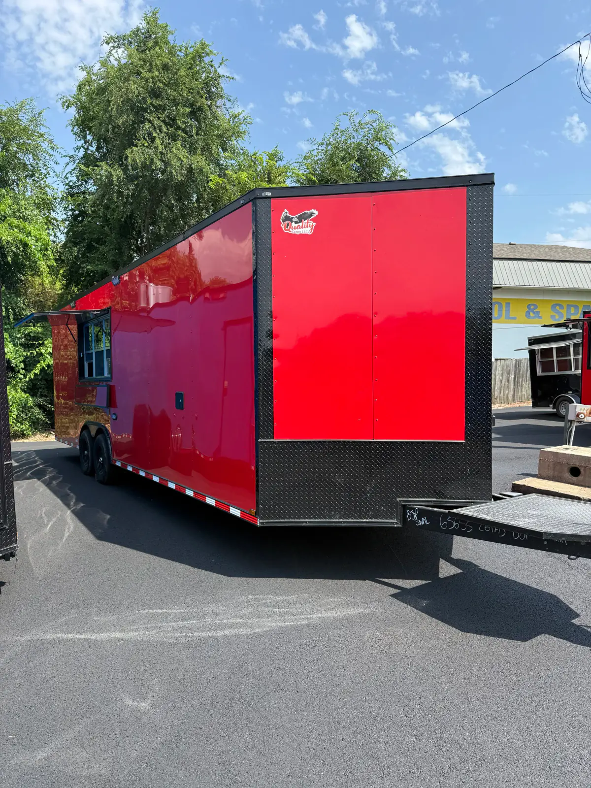 8.5×26TA3 - Food & Concession Trailer - with Half Bath — exterior view